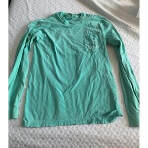 Ivory Ella Long Sleeve T Shirt Casual Woman's Small Blue Long Sleeve Shirt Pink‌